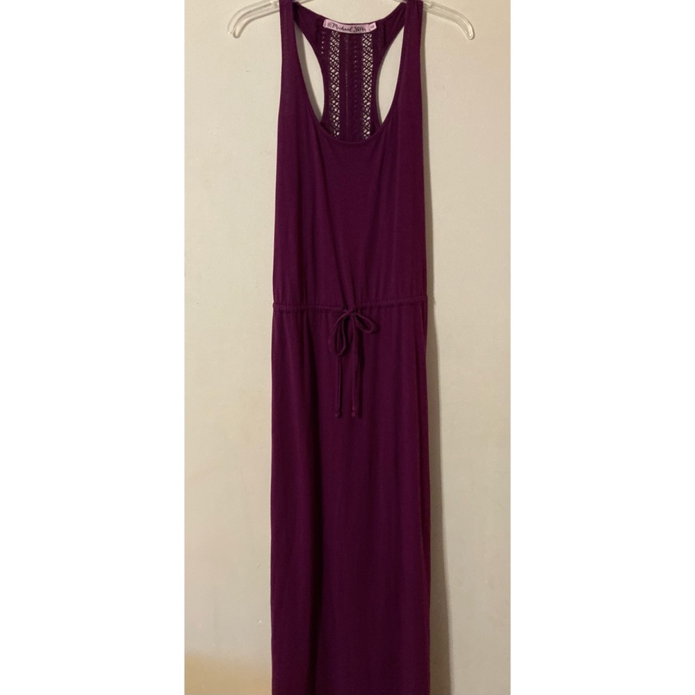 Michael Stars Crochet Racerback Maxi Dress OS